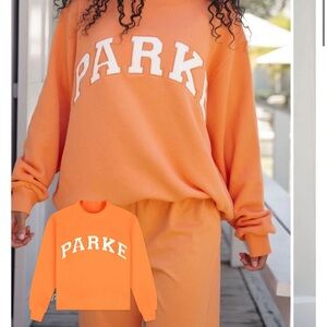 Orange PARKE Sweatshirt L/XL